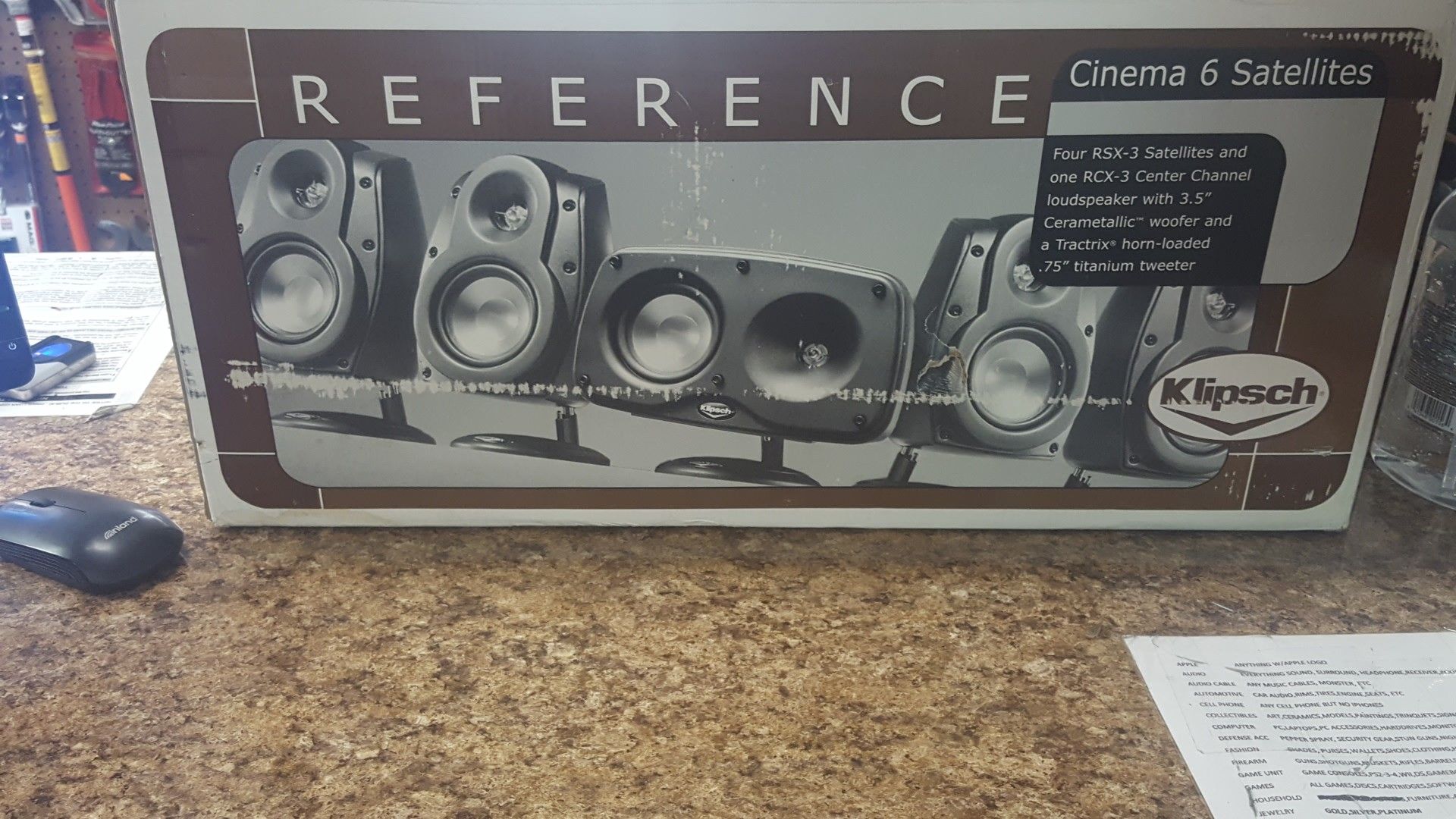 Klipsch reference cinema 6 satellites