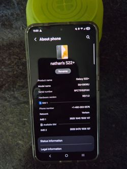 Samsung Galaxy S22+ 128 gb phone