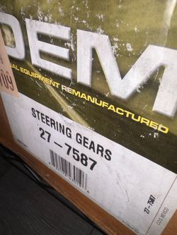 New reman steering gear box for 1(contact info removed) heavy duty gmc & Chevy trucks SUVs & vans see pics