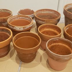 Terra Cotta Plant Pots, Selling In Bundles
