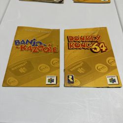 Banjo-Kazooie Video Games with Manual for sale