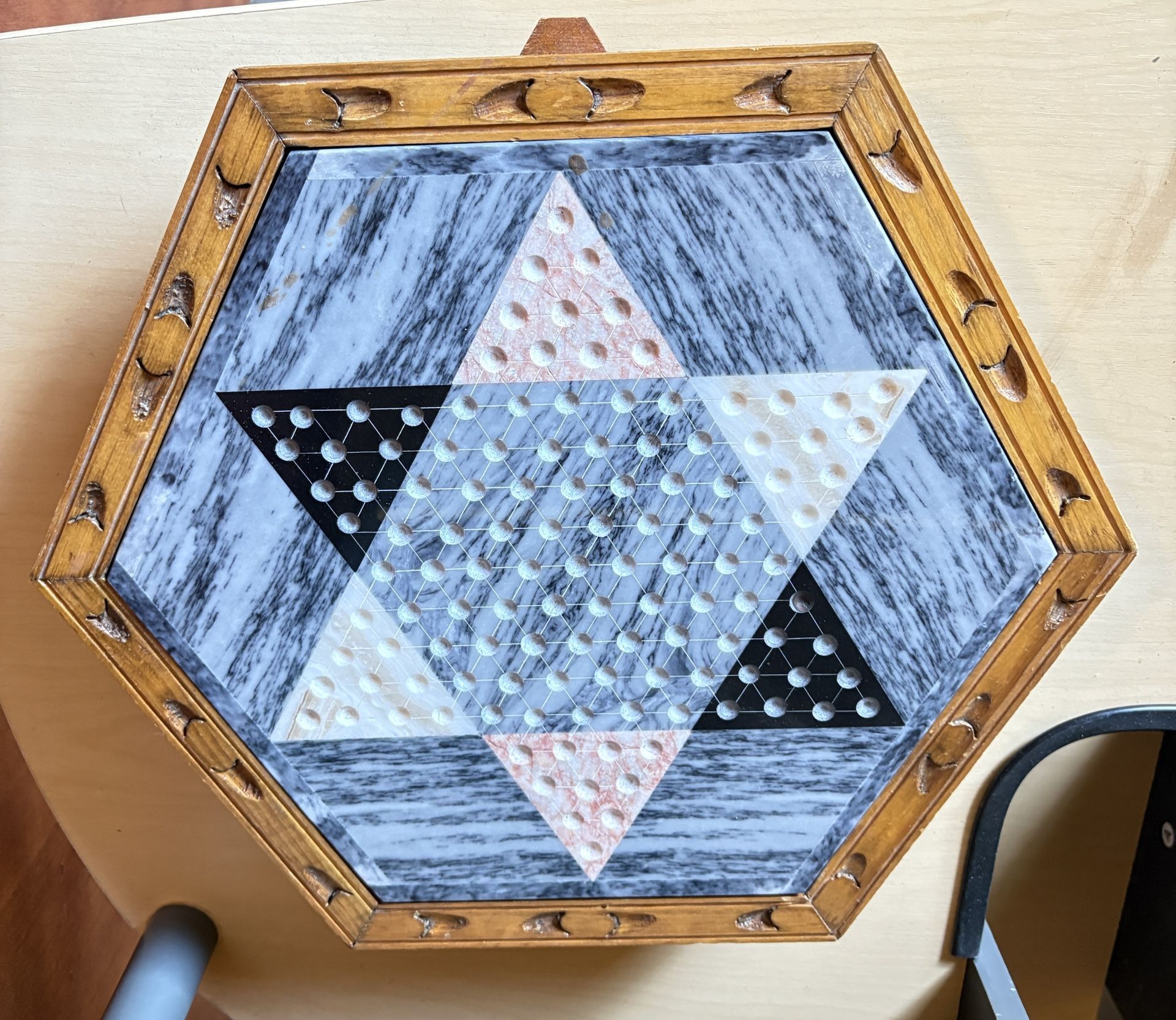 Chinese Checkers Marble Board Set