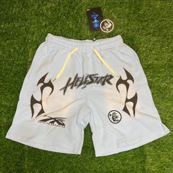 blue hellstar shorts
