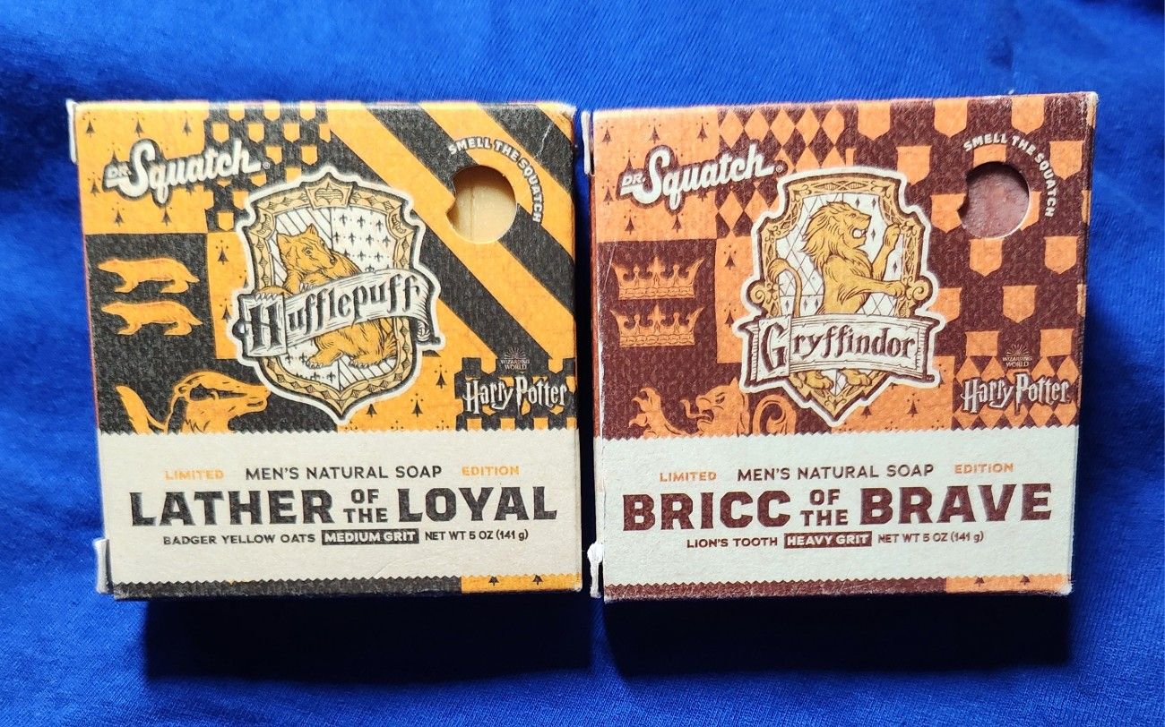 Dr. Squatch Limited Edition Soap Hufflepuff Lather Of The Loyal Harry Potter NIB