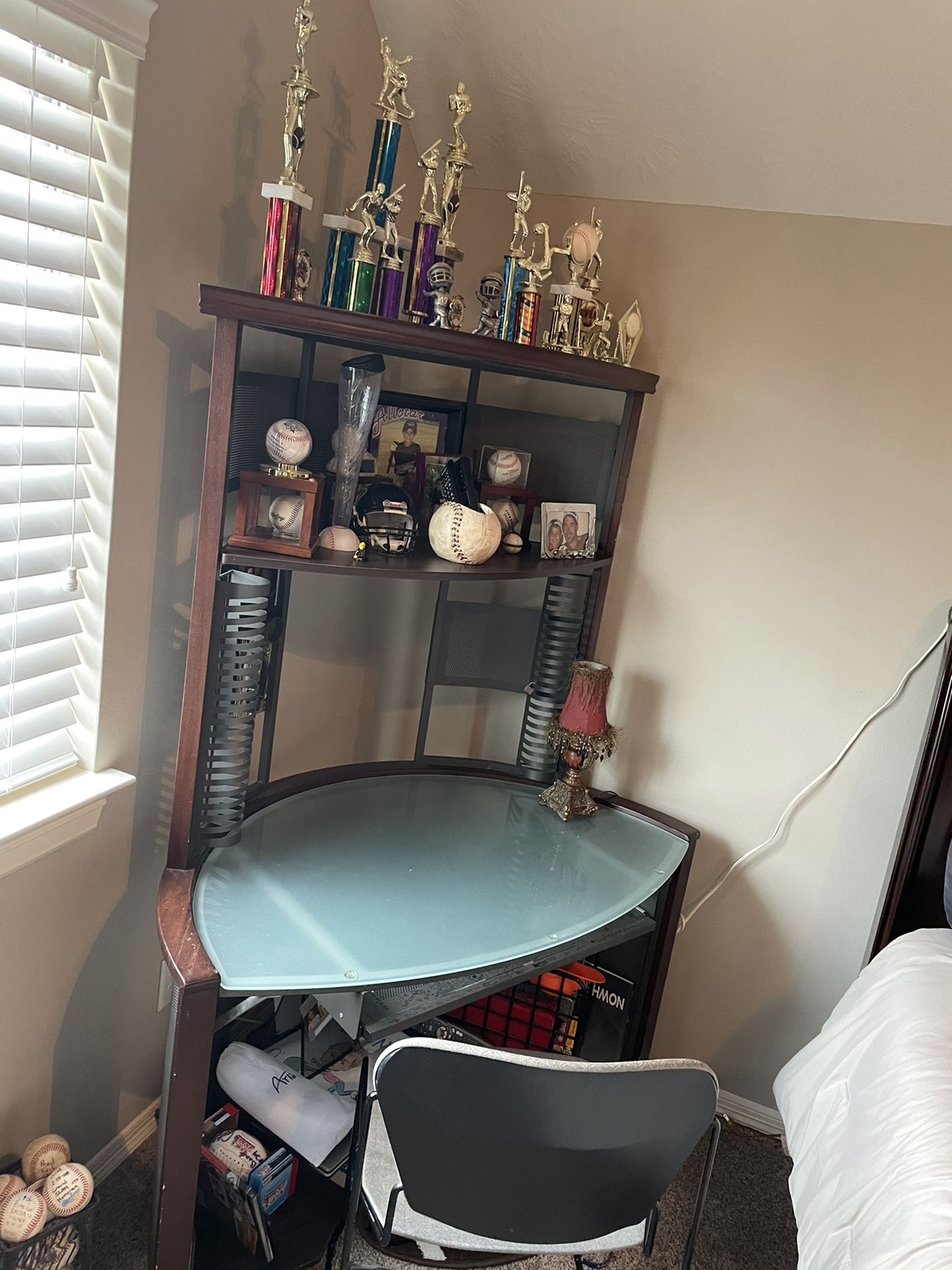 Corner Student Desk And Chair 