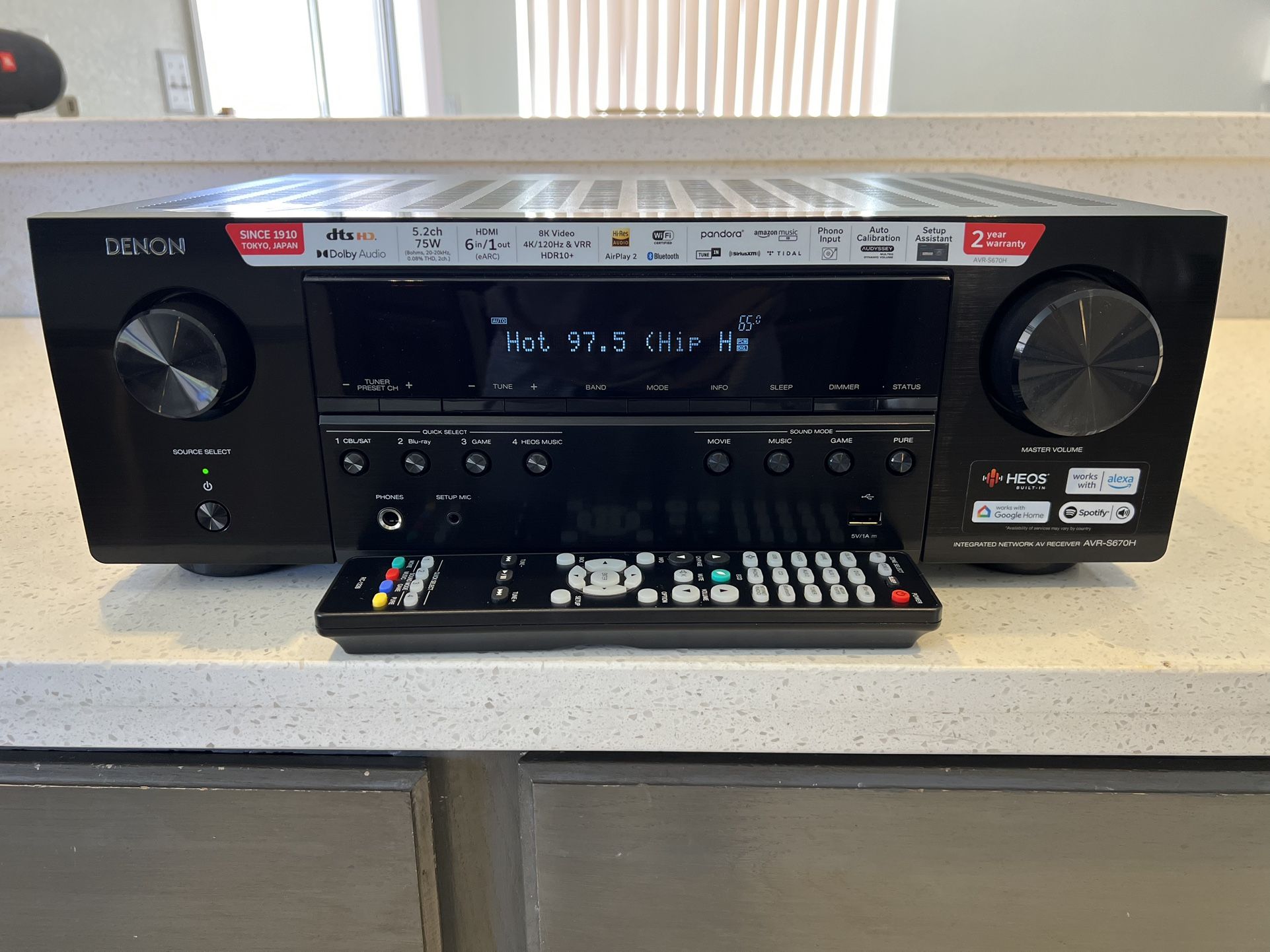DENON receiver AVR-670H BRAND NEW