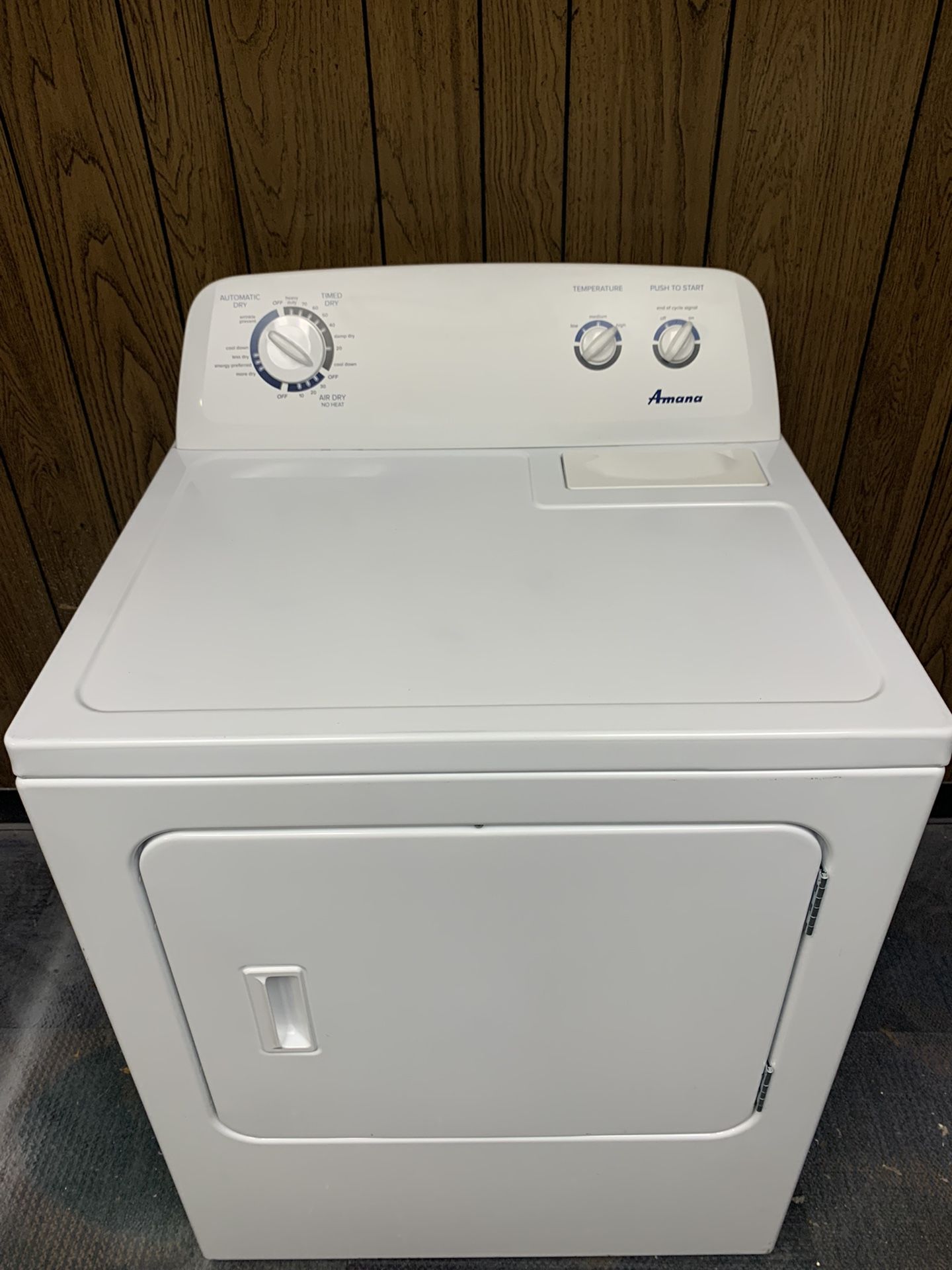 Amana by Whirlpool High Efficiency King Size Capacity Electric Dryer (can deliver) 