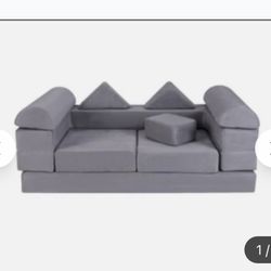 5 Piece Kids Climber Floor Playset Foam Climb & Crawl Kids Activity Blocks Sofa