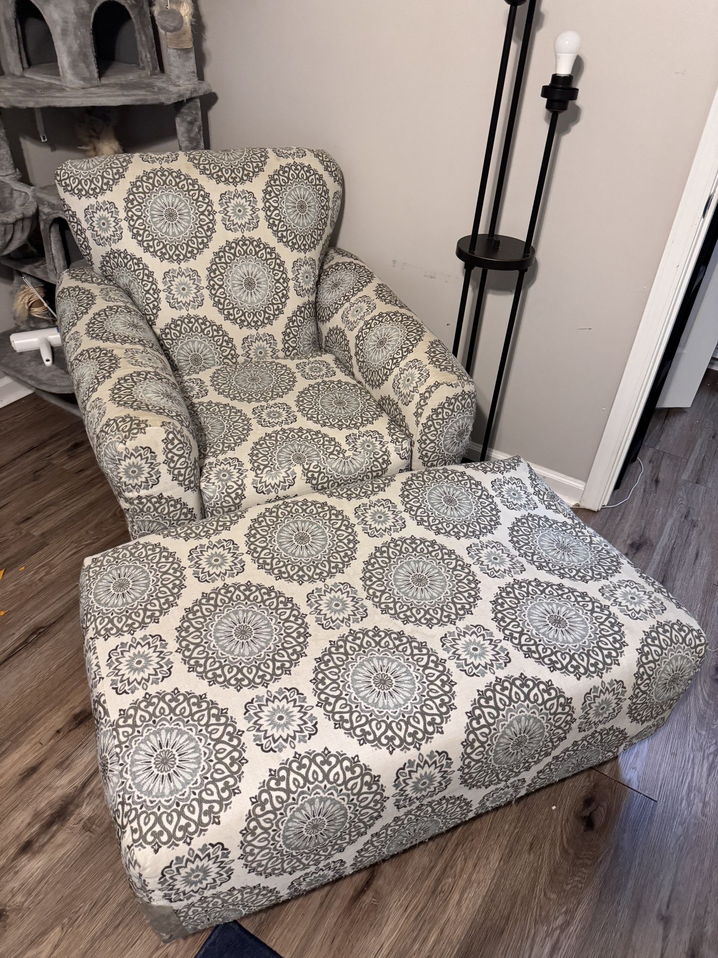 Chair And Ottoman