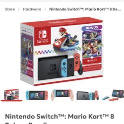 Nintendo Switch Mario Kart 8 Deluxe Bundle 
