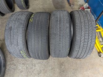 275/50R22 BRIDGESTONE ALENZA SET OF 4 TIRES