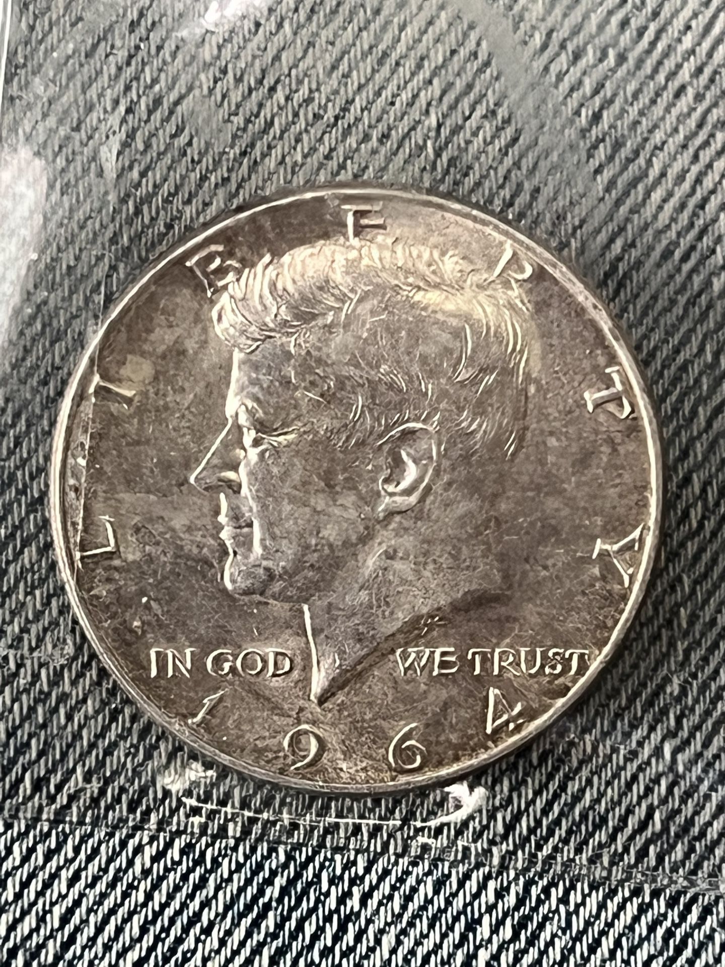 3 Kennedy Half Dollars - 90% Silver - 1964