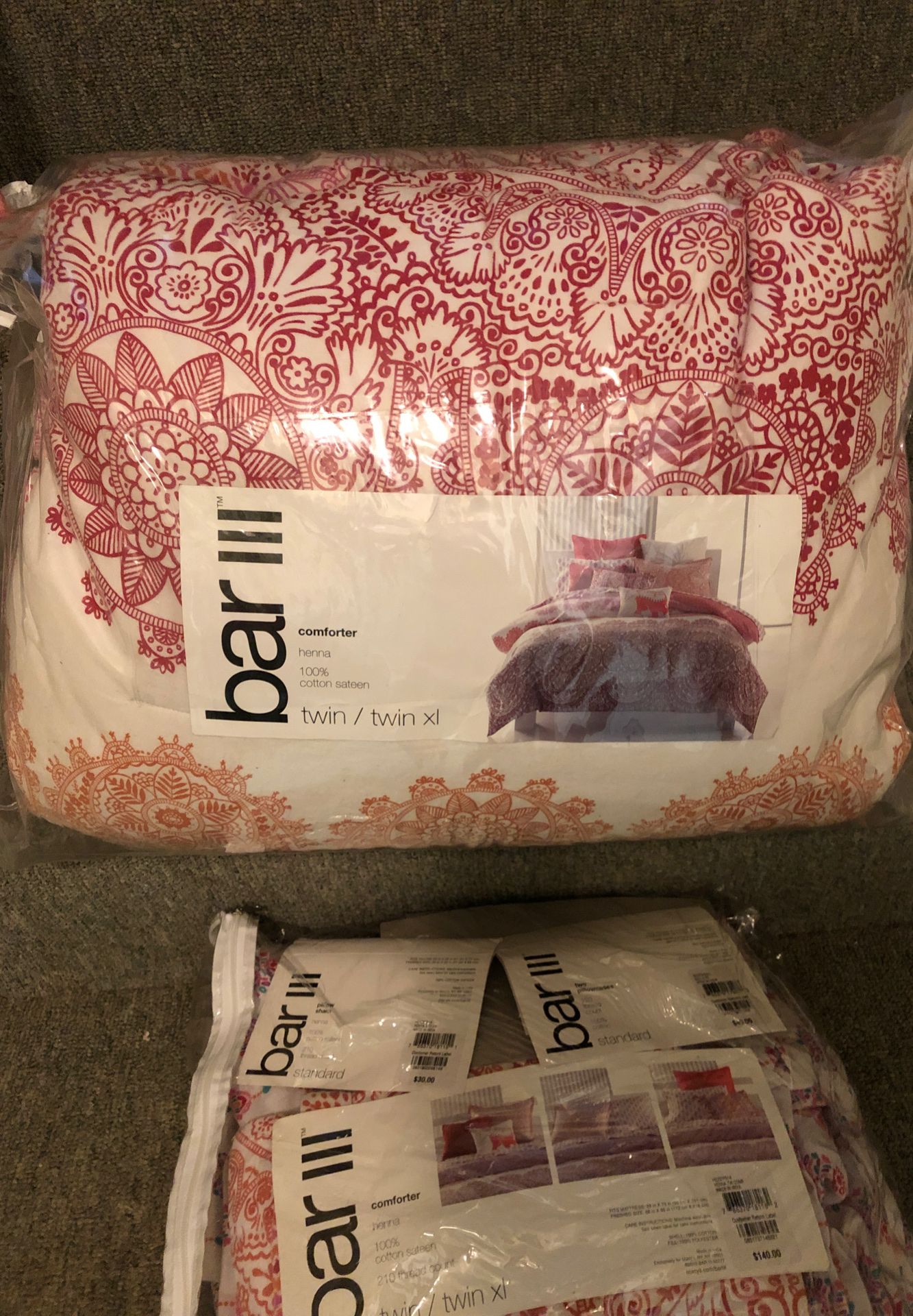 Bedding. COLLEGE College twin xl comforter sheets and sham Macys
