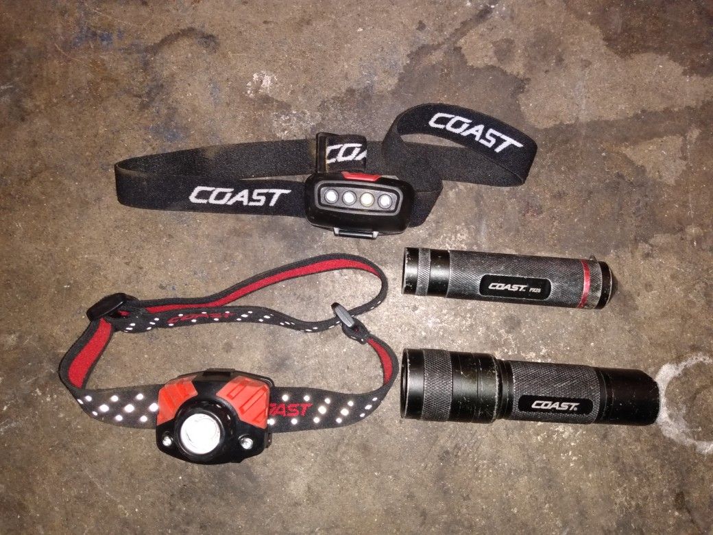 Coast LED Headlamp and Flashlight Lot