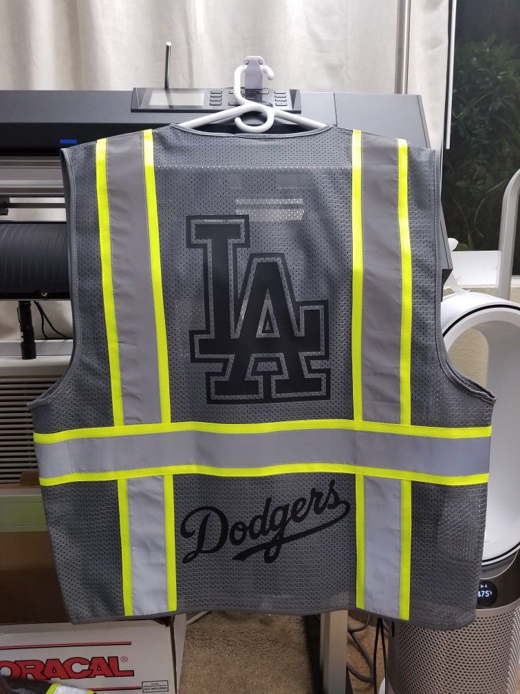 LA Dodgers Safety Vest - Grey/Black