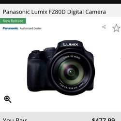 Cámara Digital LUMIX Panasonic DSFZ80