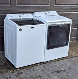 MAYTAG XL Capacity 5.3 cuft washer and 9.4 cuft Electric Dryer. Works Perfect. 30 Days warranty