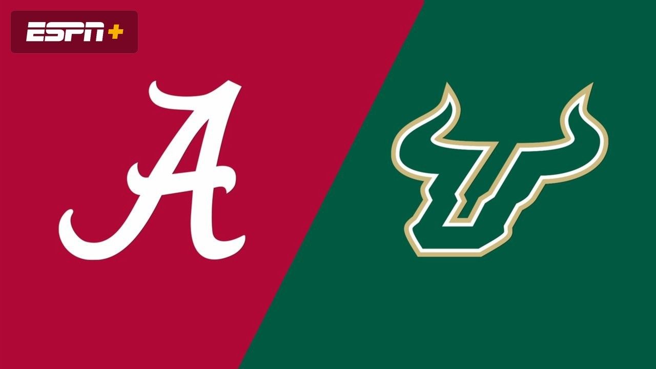Alabama Crimson Tide at South Florida Bulls Football - 1st Row