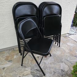 ( 8 Set ) Metal Folding Chairs / Metal Chairs / Foldable Chairs