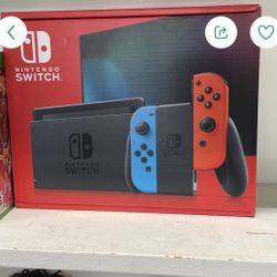 Brand New Nintendo Switch Regular Red & blue 