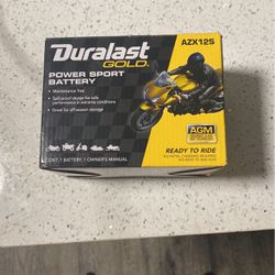 Duralast Gold Motorcycle Battery 