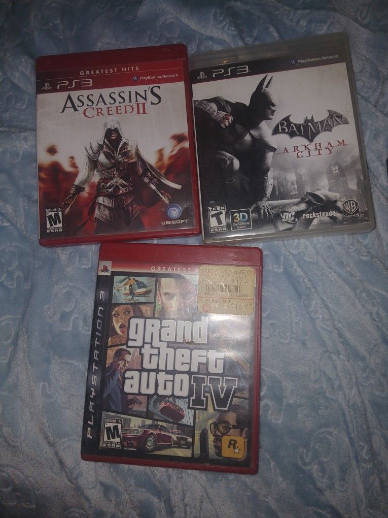 PS3 GAMES $10 EACH
