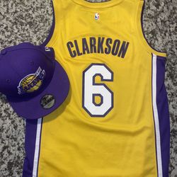 Kids Lakers Jersey&Hat