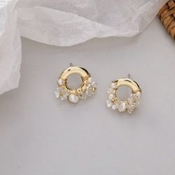 Handmade Earrings Gold 