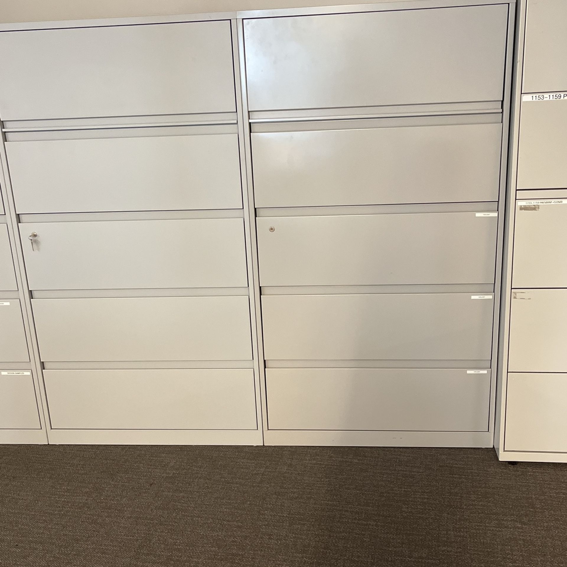 Four File Cabinets