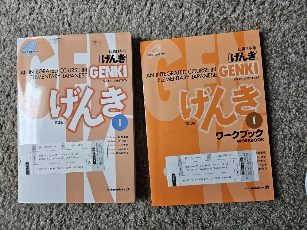 Genki Elementry Japanese 2nd Edition Textbook And Wodkbook