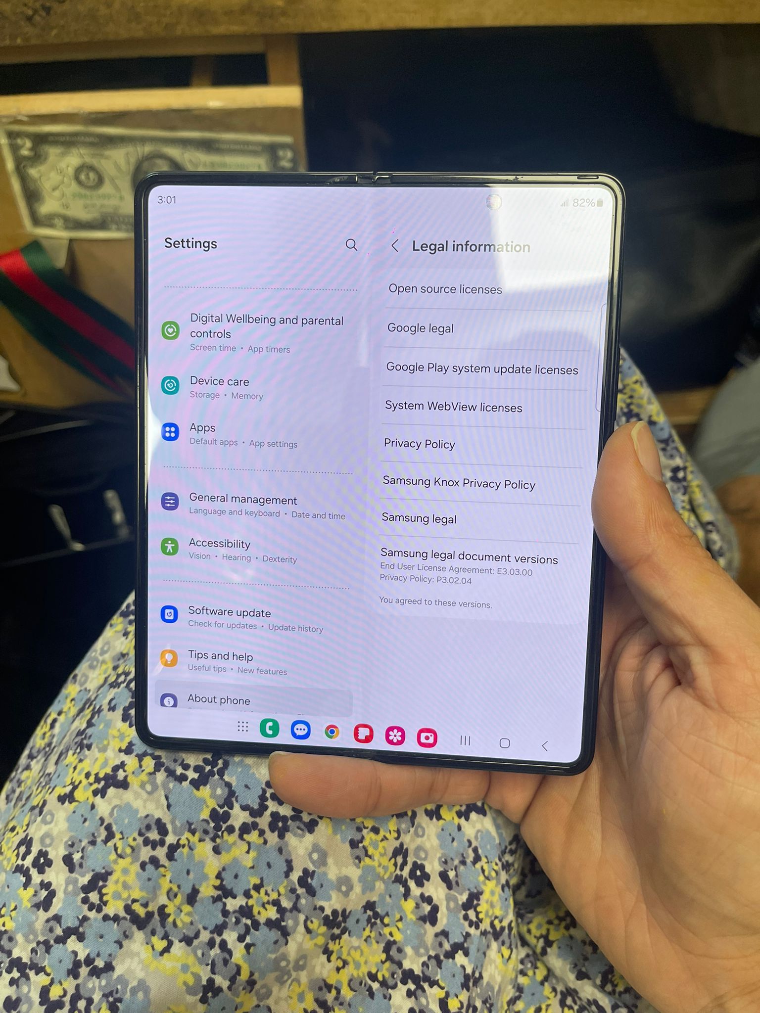 Samsung Galaxy Z Fold 3 $240