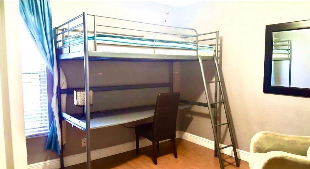Bunk Bed with Desk