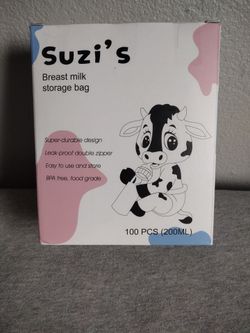 Brand New breast milk storage bags box has 100 bags