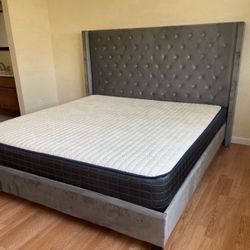 Queen Size Bed Frame With Mattress Included 