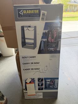 Gladiator Golf Works Golf Caddy Plus 2 Pack Geartrack Channels 