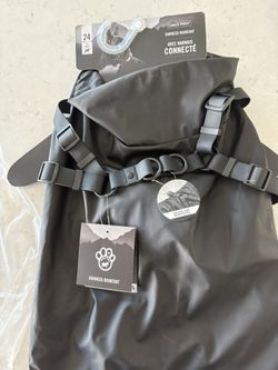 New Dog Harness Raincoat 