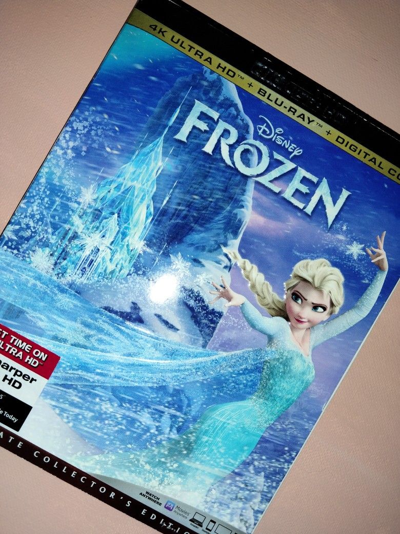 Disney Frozen Movie 4k Ultra HD Blu-ray Digital Code