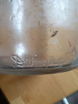 3 one gallon vintage glass jugs Duraglas