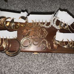 Earrings HAUL- *All New* Pick From A Huge Variety Of Gold Cuff And Hoop Style Earrings! 