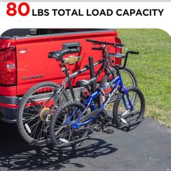 2 Bike Rack Hitch Mount, Bicycle Carrier