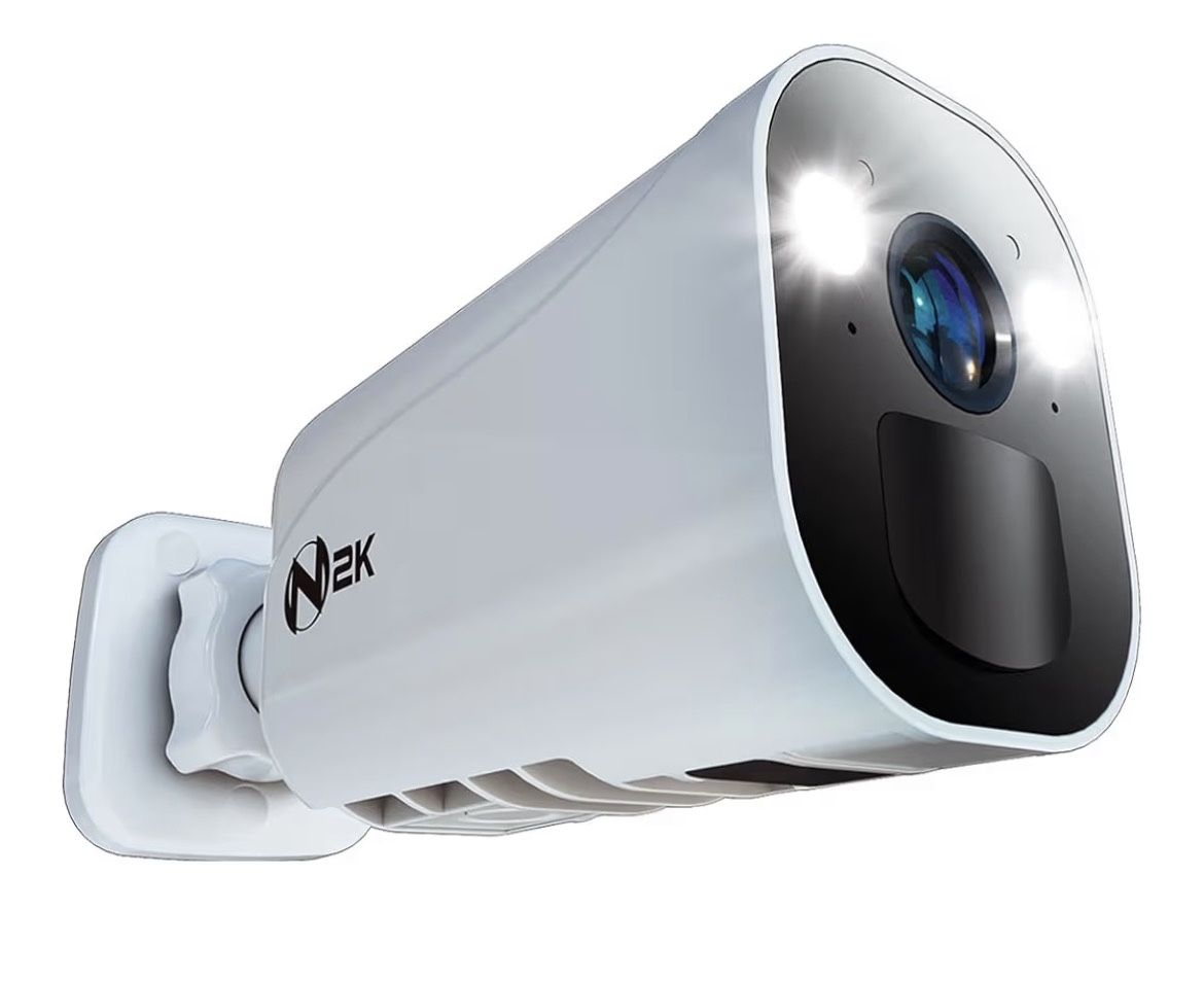 Night Owl Wire Free 2K HD Indoor/Outdoor Deterrence Camera with 2-Way Audio
