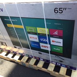 65” Hisense Smart UHDTV 4K Roku 