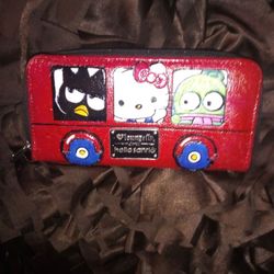 Hello Kitty Sanrio Zip Around Wallet 