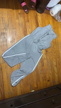 Grey comfy onesie or overall