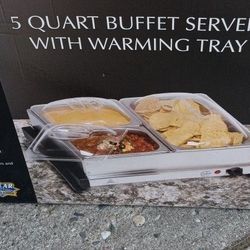 Buffet Server With Warming Tray 