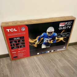 TCL 55” - Q77 Series - 4K UHD QLED 144 Hz Native Panel Smart TV - SEALED IN BOX