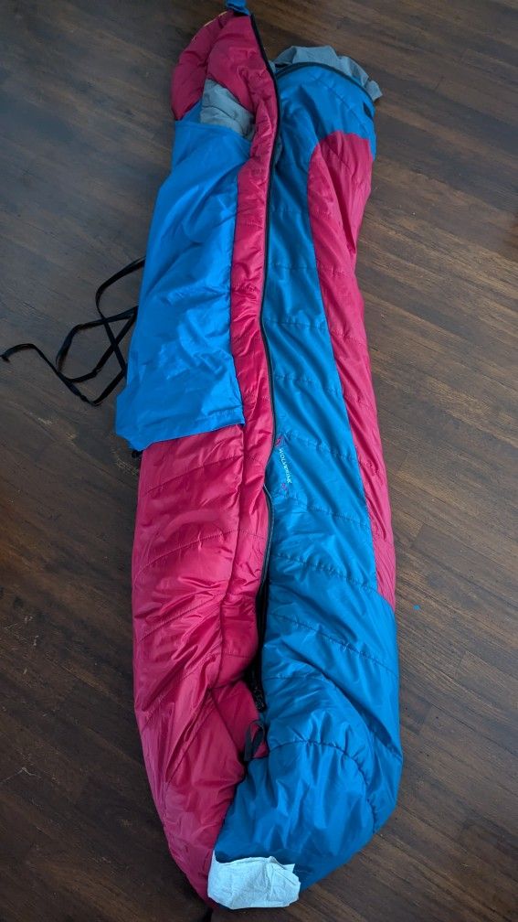 Big Agnes Wolverine 15 Kids Sleeping Bag Excellent Condition