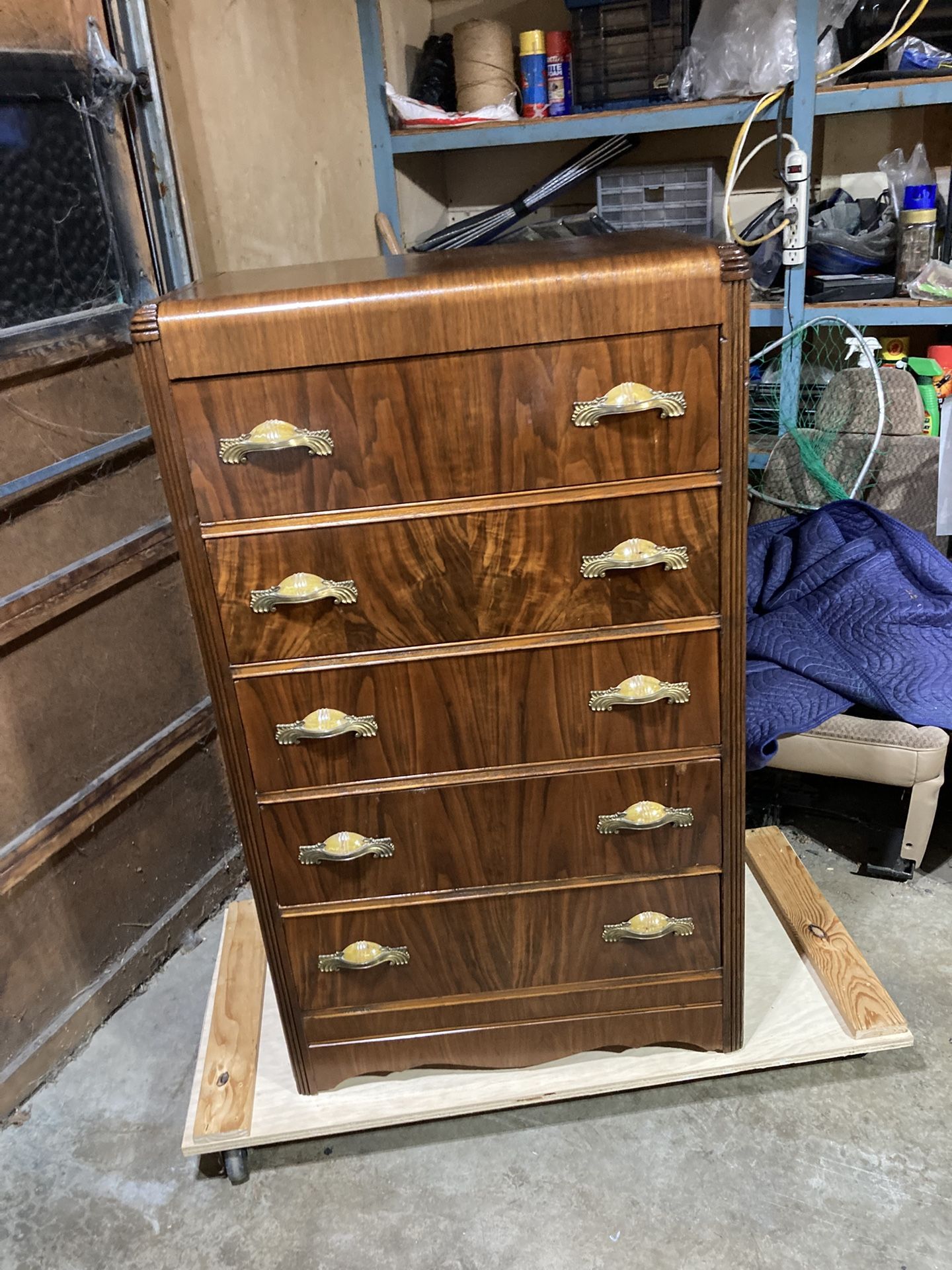 Art Deco Waterfall Dresser