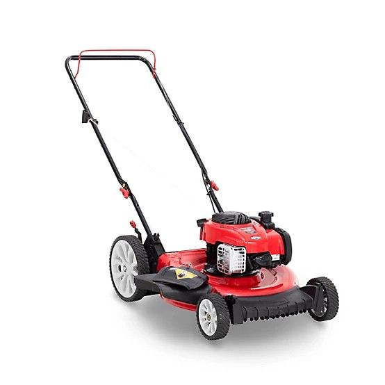 Troy-Bilt 21 in. 140cc Gas-Powered 2-in-1 High-Wheel Push Lawn Mower