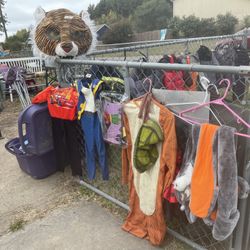 Halloween costumes sizes range from small to large $1-$10